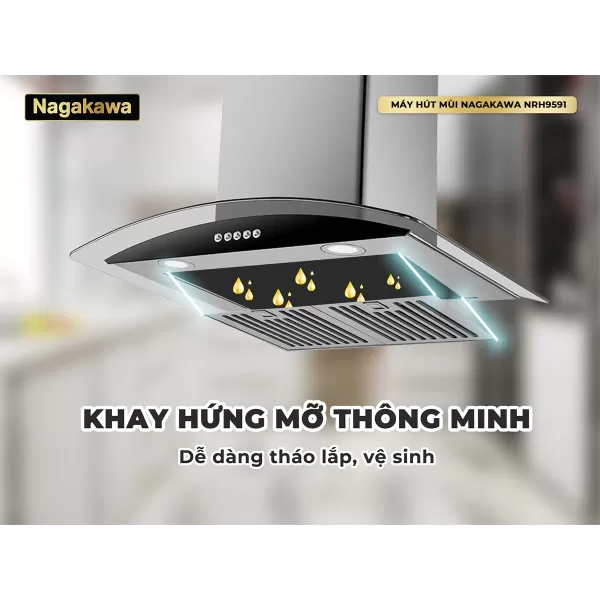 Máy hút mùi Nagakawa NRH9591
