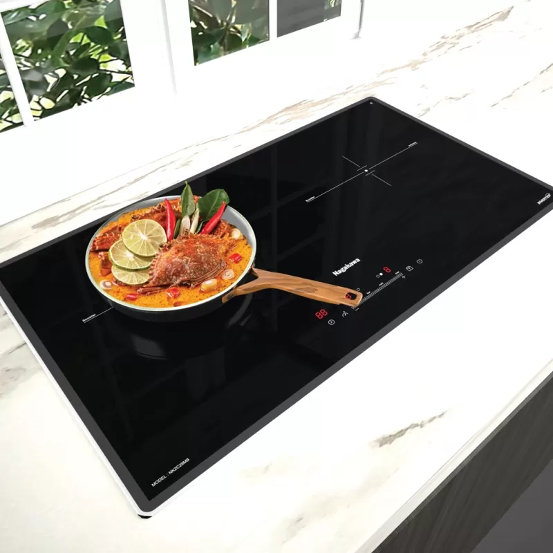 Bếp điện từ đôi Nagakawa NK2C29MB Công suất 4700W