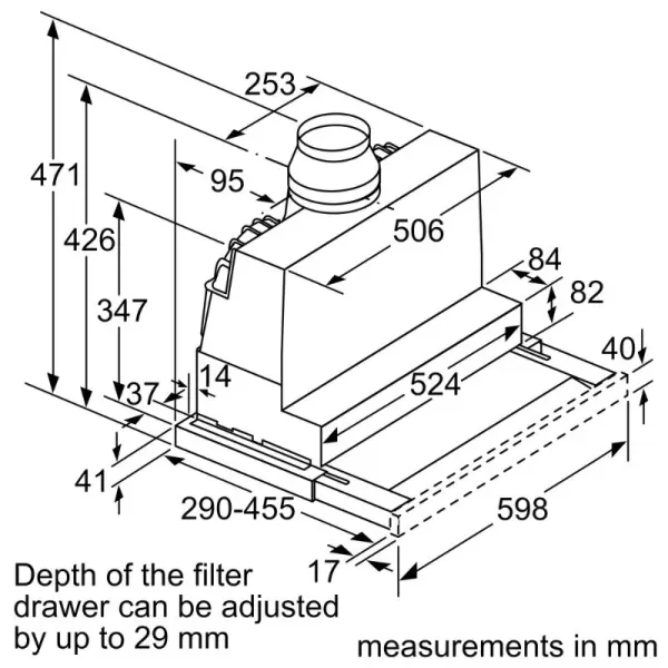 Máy hút mùi Bosch DFS067A51B