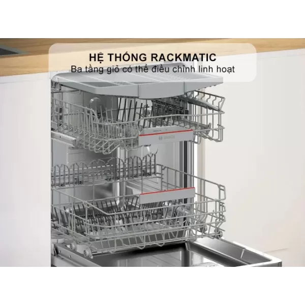 Máy rửa bát âm tủ Bosch SMV4HCX19E