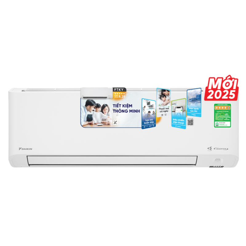 Điều Hòa Inverter 1.5 HP FTKY35ZVMV – Model 2025