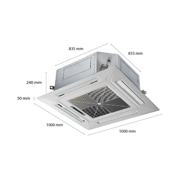 Điều hoà cassette đa hướng thổi 1 chiều 4HP (CC-36FS35)